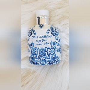 dolce and gabbana light blue summer vibes 125 ml almost a full bottle eau de toi